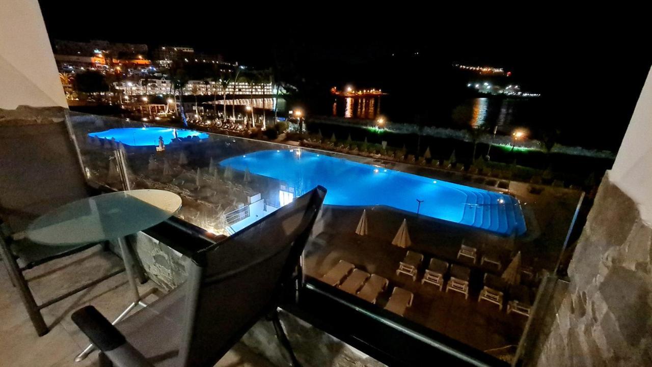 Oceanfront Deluxe-45M,Heated Pools,2Aircondition, 2Tv-65",Dishwasher,600Mb,Lift,Amadores View ! Playa Del Cura  Dış mekan fotoğraf