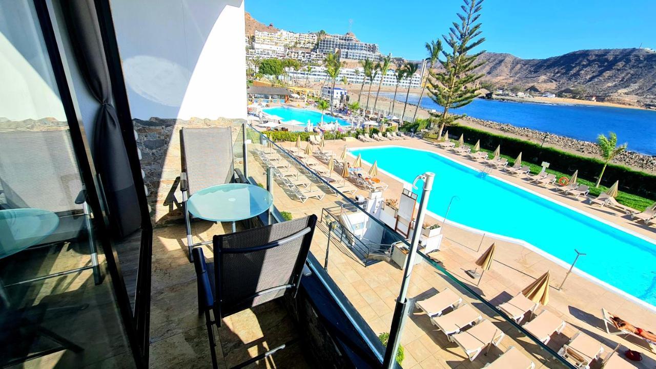 Oceanfront Deluxe-45M,Heated Pools,2Aircondition, 2Tv-65",Dishwasher,600Mb,Lift,Amadores View ! Playa Del Cura  Dış mekan fotoğraf